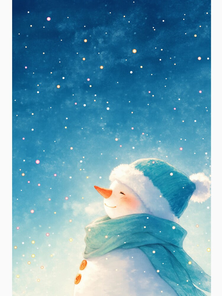 Blissful Snowman by AshiraCreations