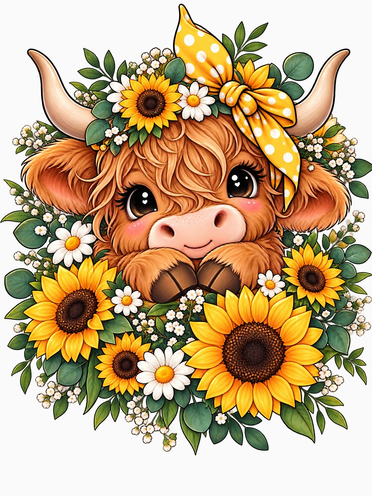 Highland Cow by doddle&bloom