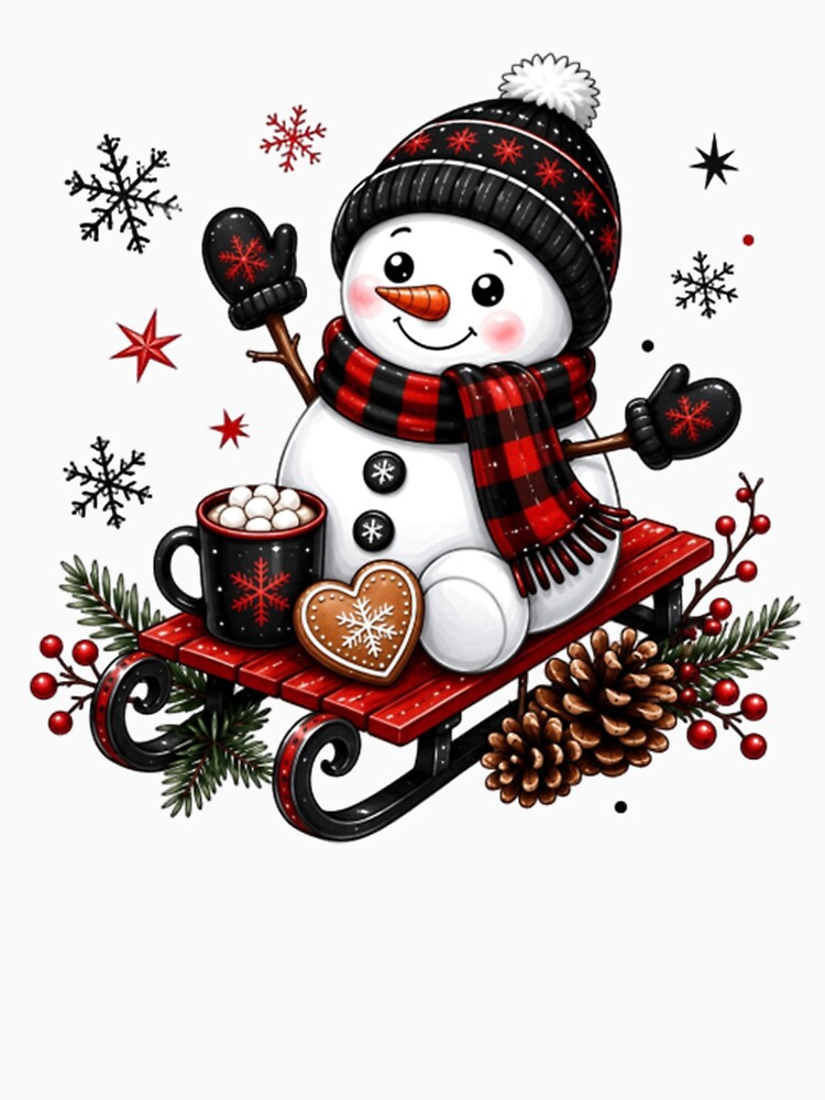 Christmas Snowman by moonfullStudio