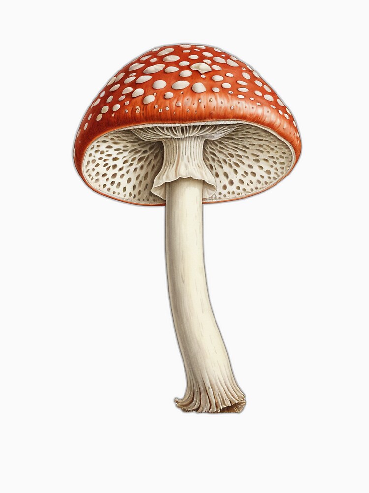 Amanita Muscaria Mushroom by Bio Tech Art