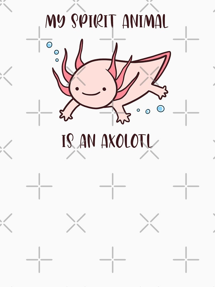 Cute Axolotl Spirit Animal by HotZelda