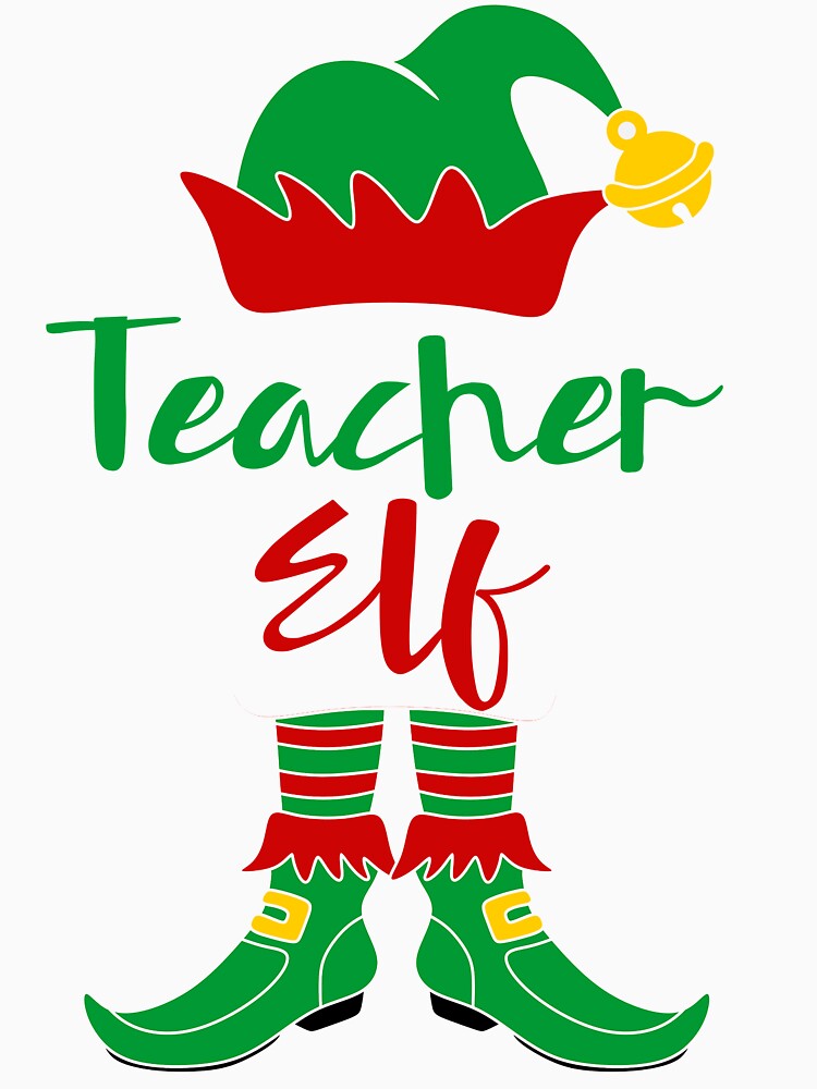 Teacher Elf by Christmas-Tees