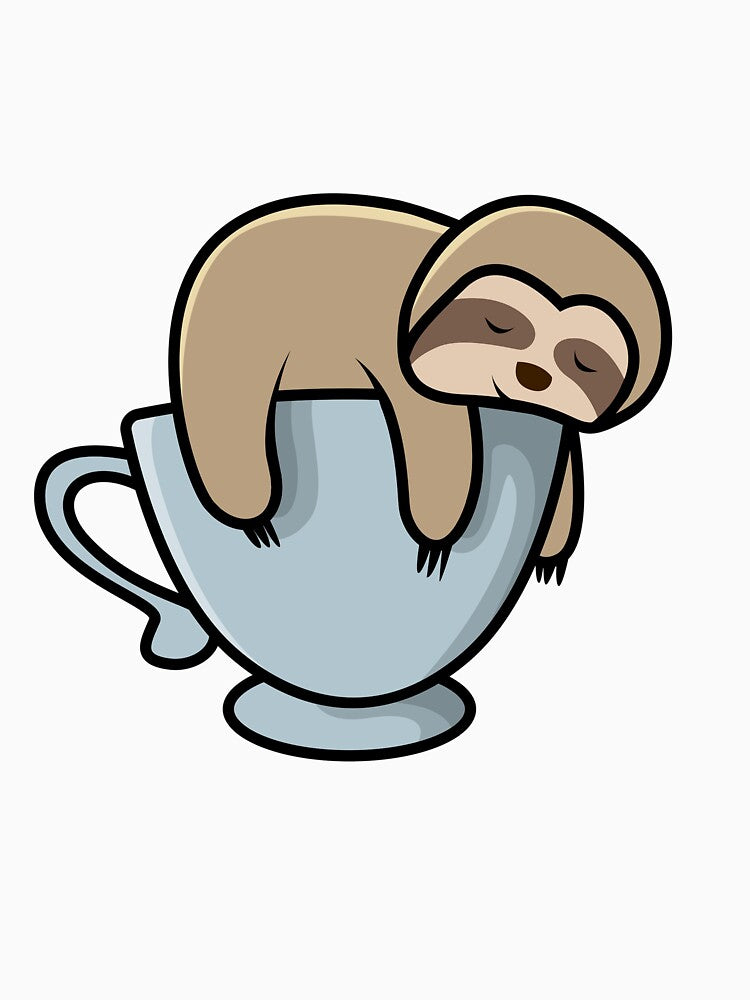 Lazy Sloth Coffee by ArtCreations79