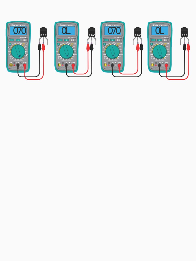 Measuring transistor threshold voltages with multimeter by bbalint