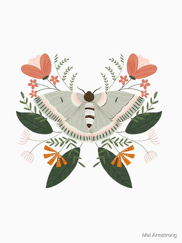 Illustrated Moth by Mel Armstrong