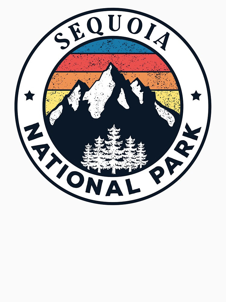 Sequoia National Park-Vintage by Road-tees