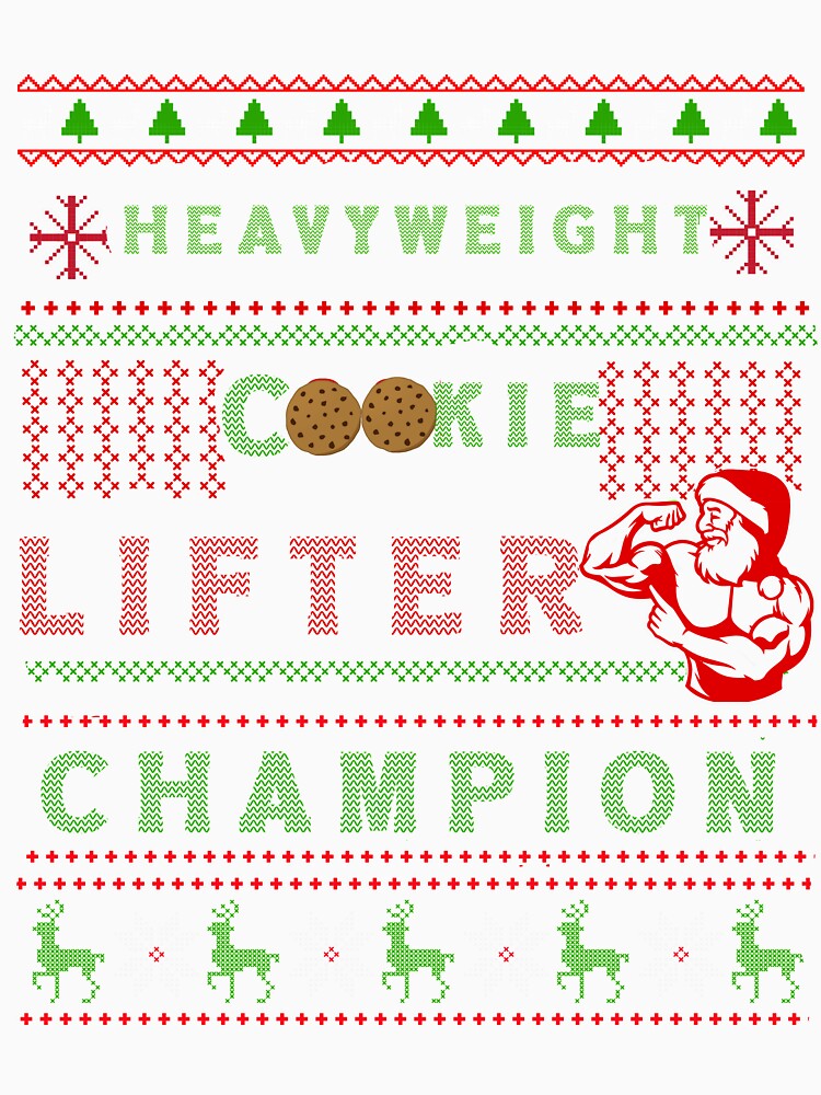 Fitness Christmas Sweater T-Shirt by AlieshaBate