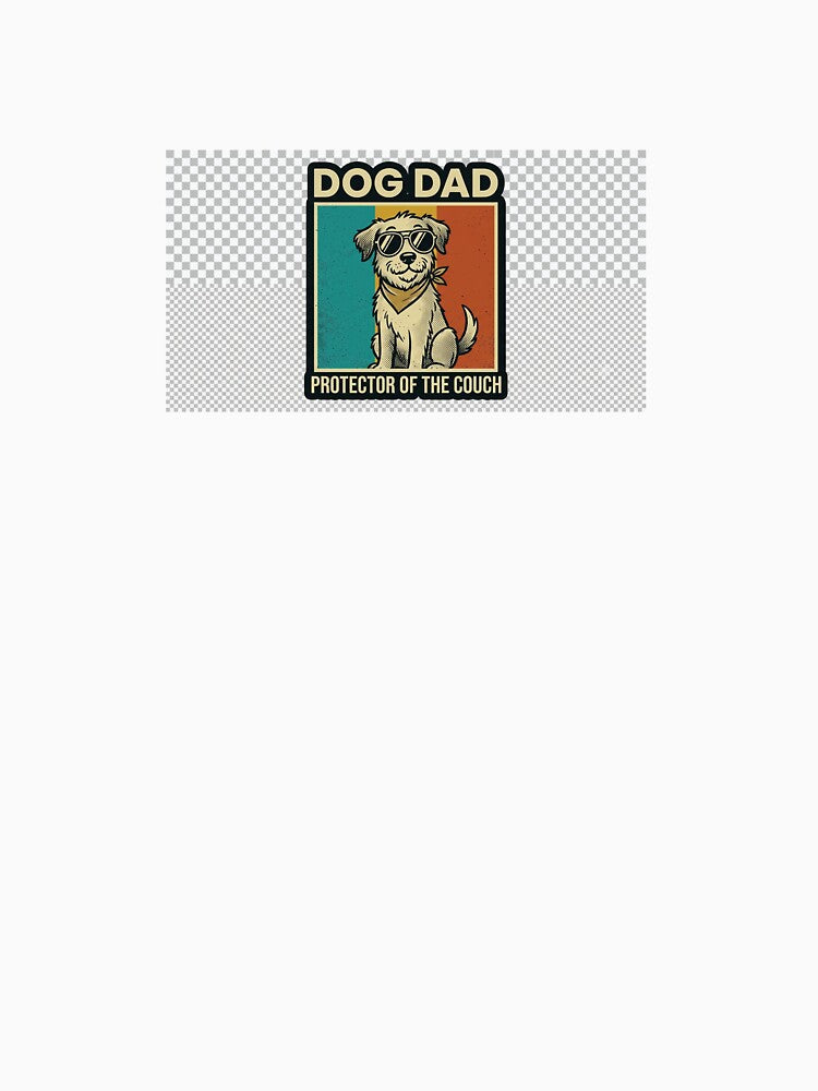 Dog Dad Protector of the Couch Funny Vintage Design by Ma-Guise