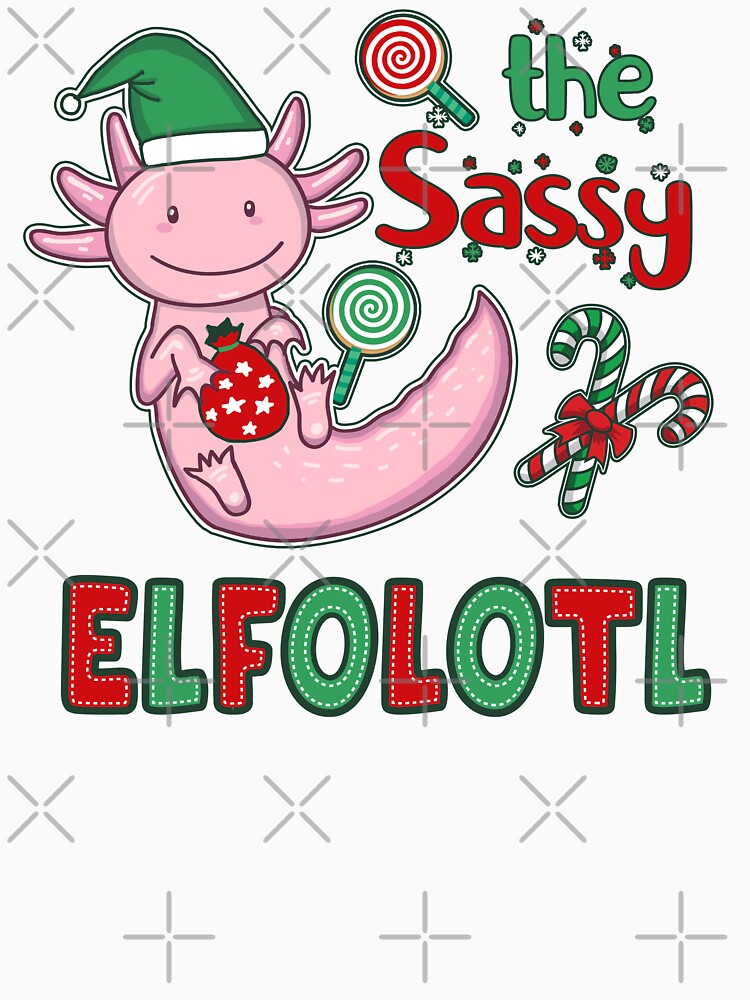 Christmas Axolotl Elf - The Sassy Elfolotl by GrimButterfly