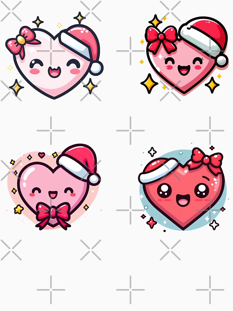 Kawaii Christmas Heart by graphic-genie