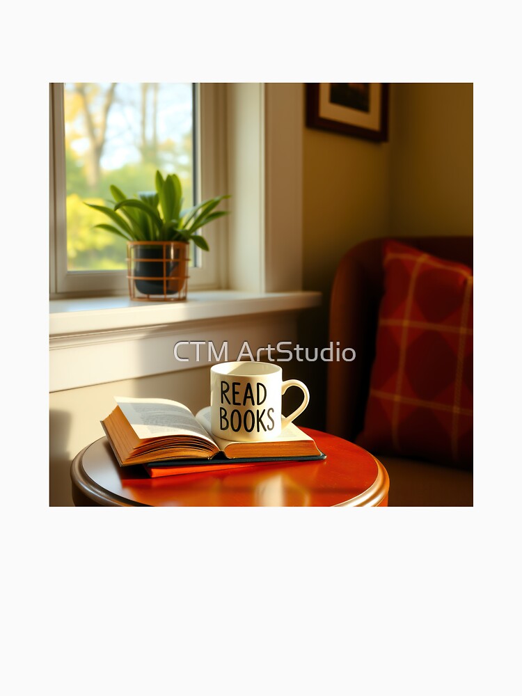 Cozy Reading Nook Comfort by CTM ArtStudio