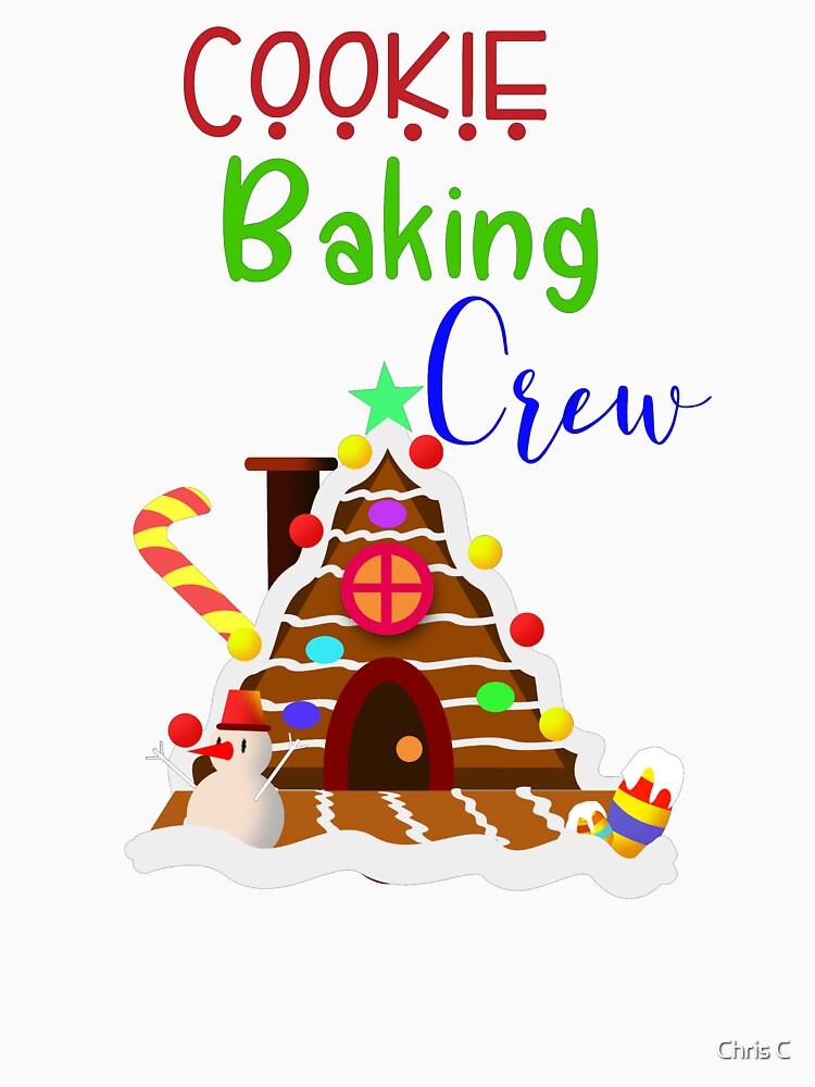Christmas Cookie Baking Crew Chimney Cookie by MiscelChr