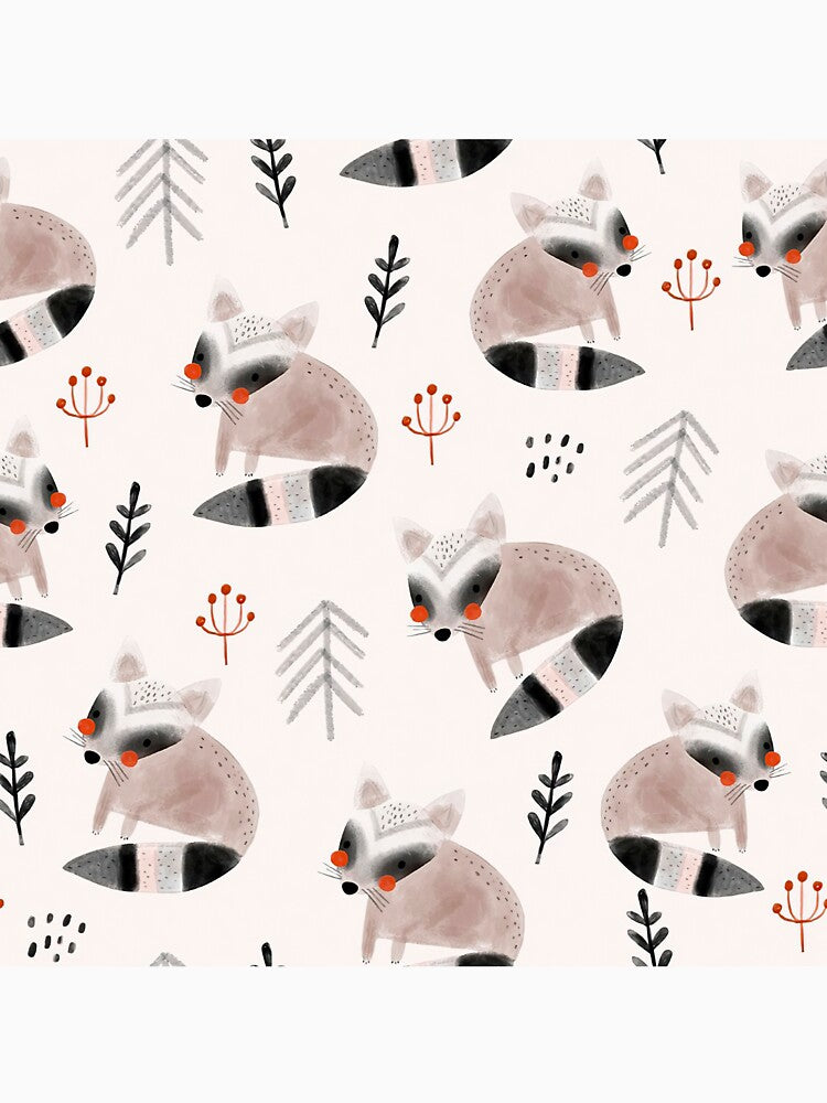 Spring Raccoon Art by SweetTea4U