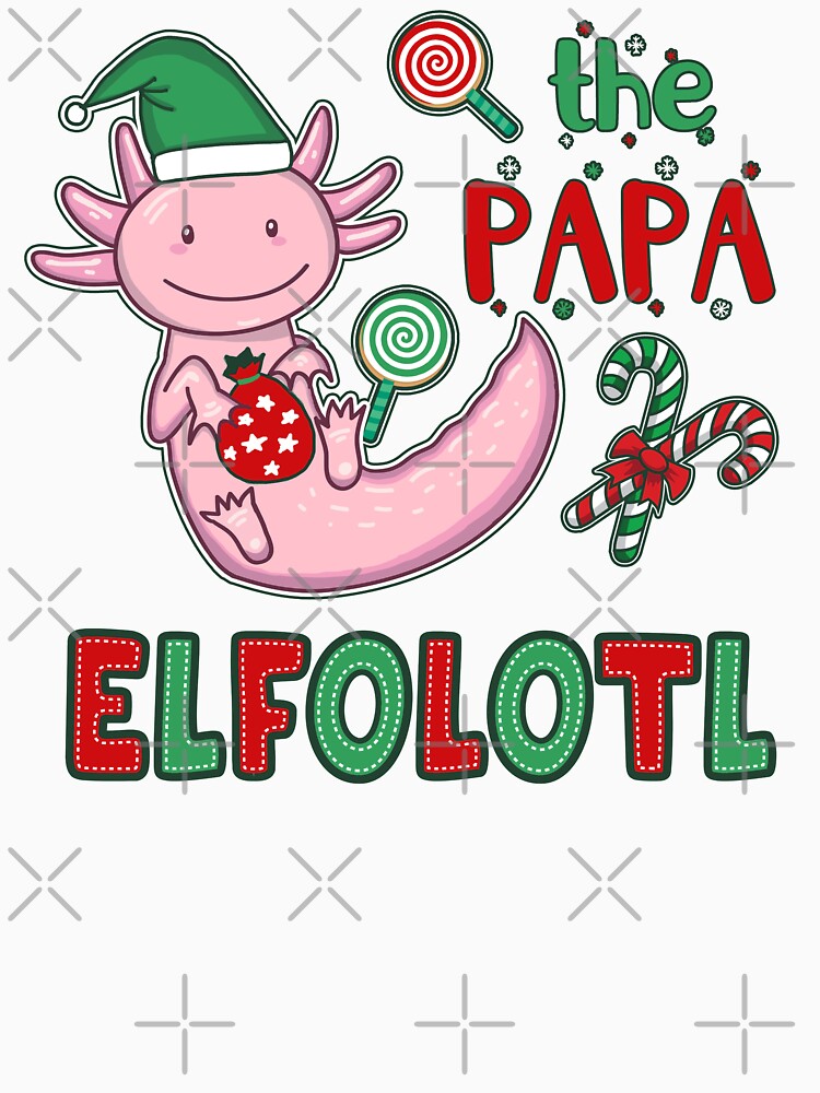 Christmas Axolotl Elf - The Papa Elfolotl by GrimButterfly