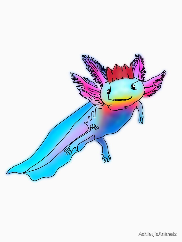 Axolotl in Christmas Paper Party Hat - animalzinhats by Ashley’sAnimalz