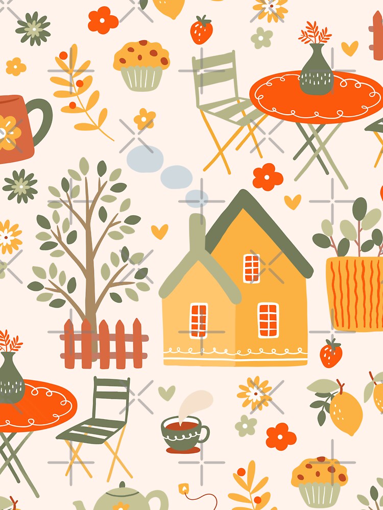 hygge cottagecore garden cottage house by Gossip Rag