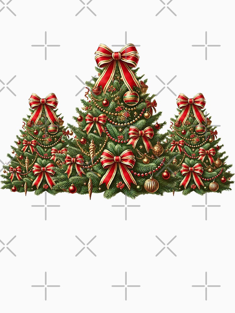 Coquette Christmas Tree Png, Decorate Christmas Tree Printable, by PixelBlooming