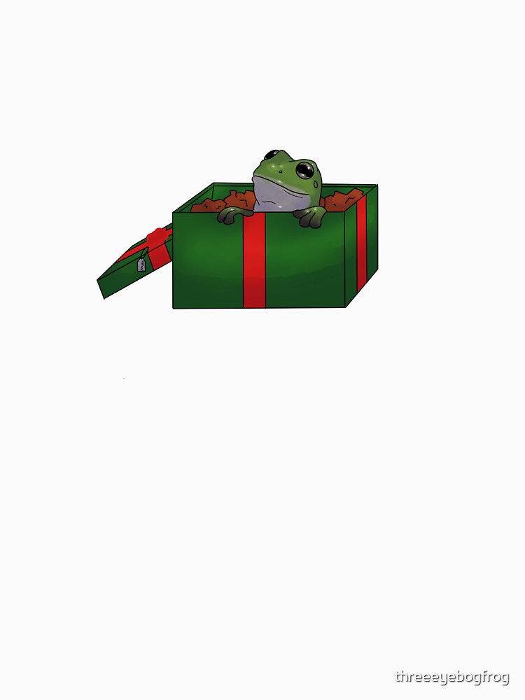 Froggy Present by threeeyebogfrog
