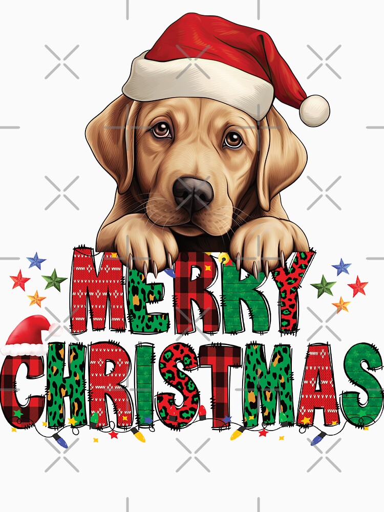 Labrador Retriever - Merry Christmas Dog by Kidzz