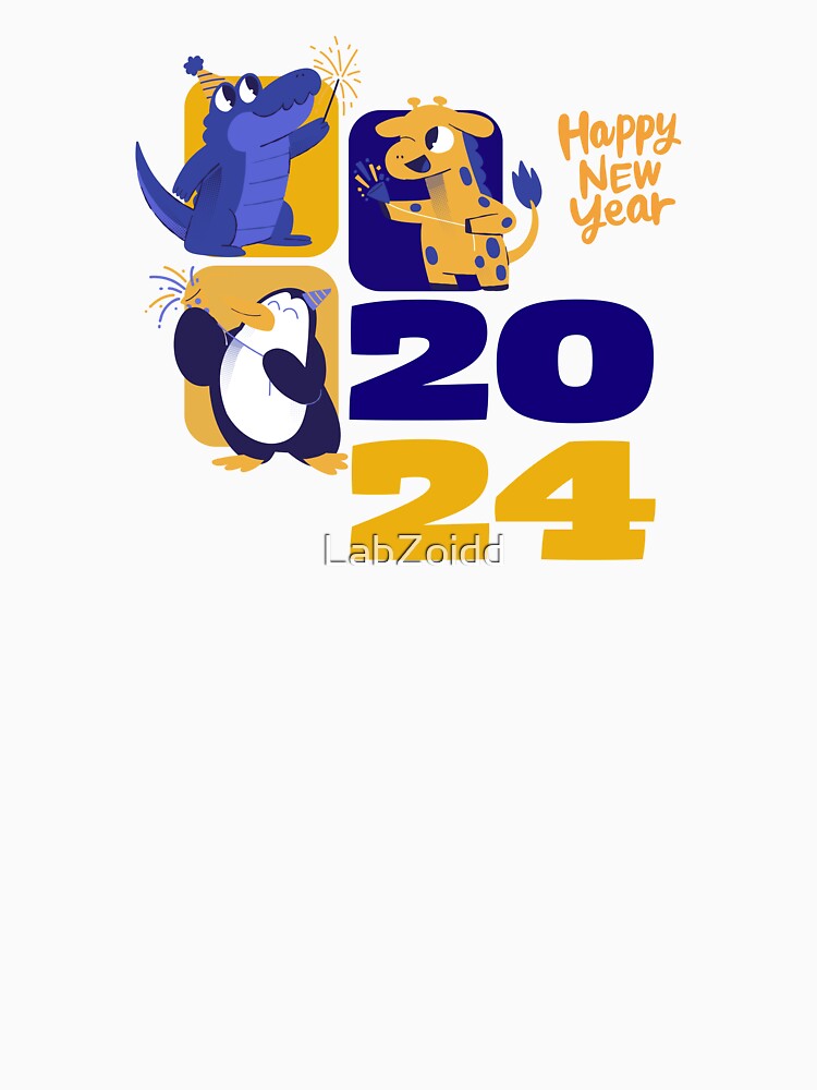 Happy New Year - Pawsome 2024! by LabZoidd