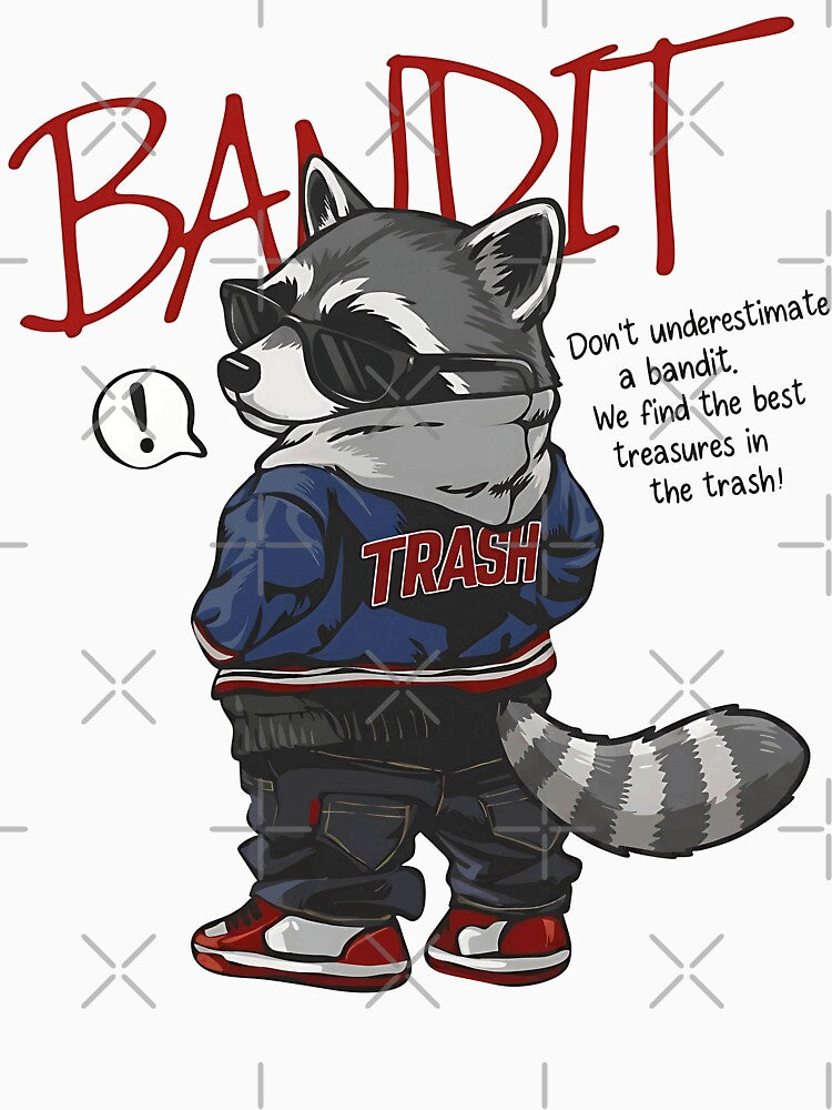 Funny Raccoon Trash Panda Streetwear – Cool Sunglasses Raccoon by artworkathome