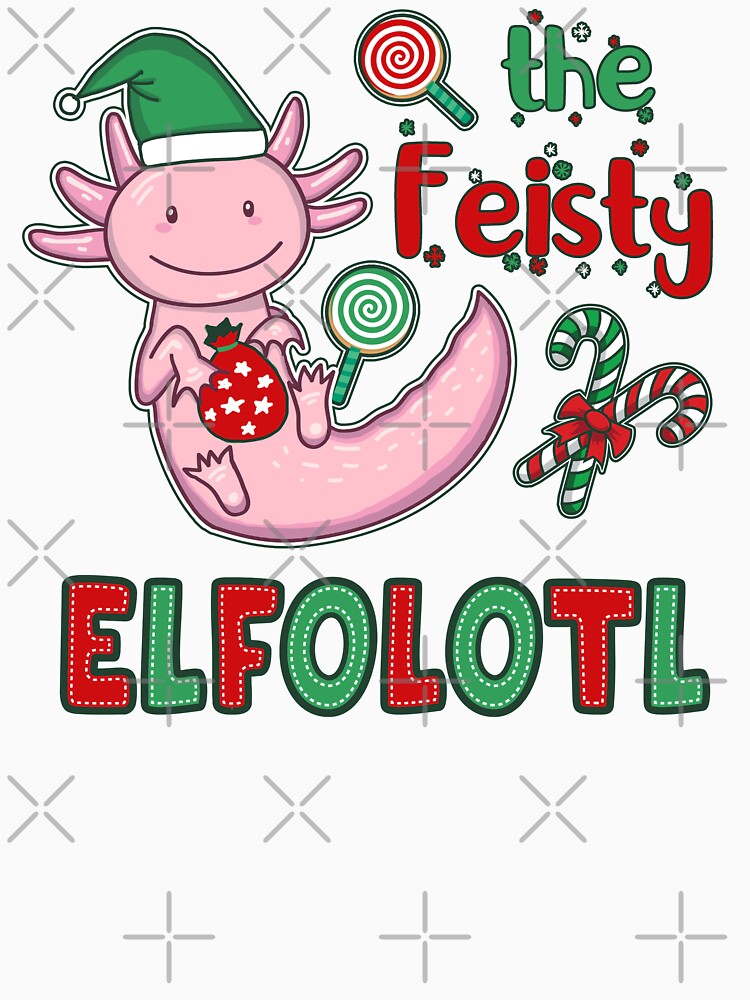 Christmas Axolotl Elf - Feisty Elfolotl by GrimButterfly