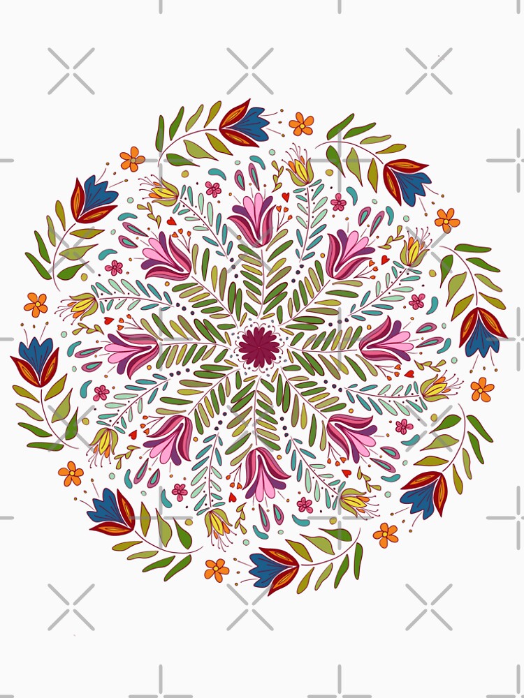 Mandala nordic flowers by eigenart-sylvia