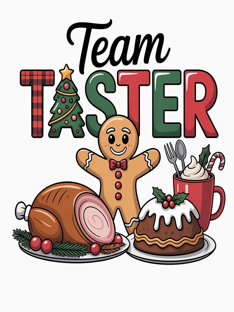Cookie Taster Funny Christmas Baking Team by VladoZork