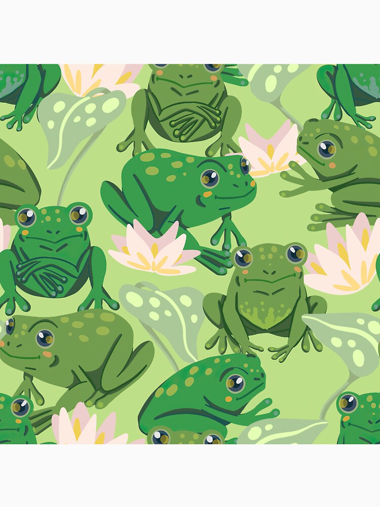 Cute Frog Lotus by CatheriLove