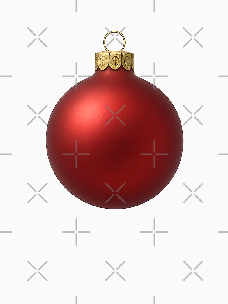 Red Christmas Ornament Ball Sticker by SassyArtistry