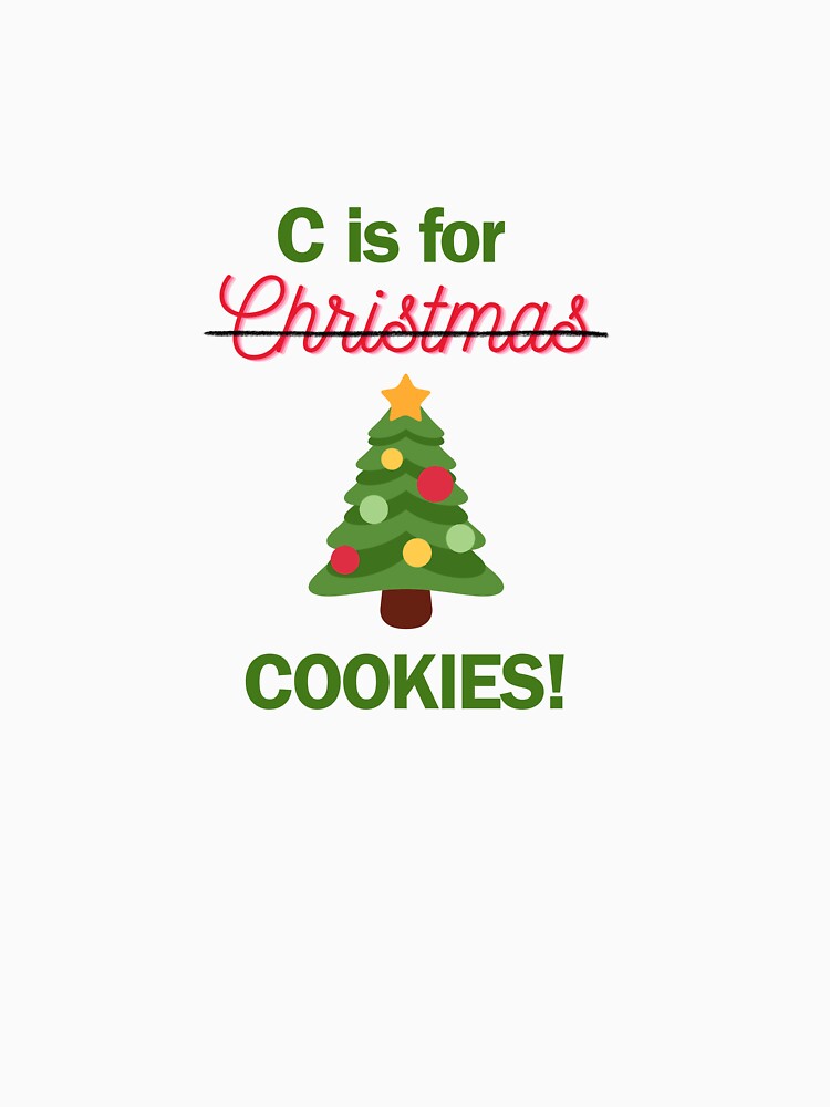 C is for Cookies Christmas Tree by NimuehArt