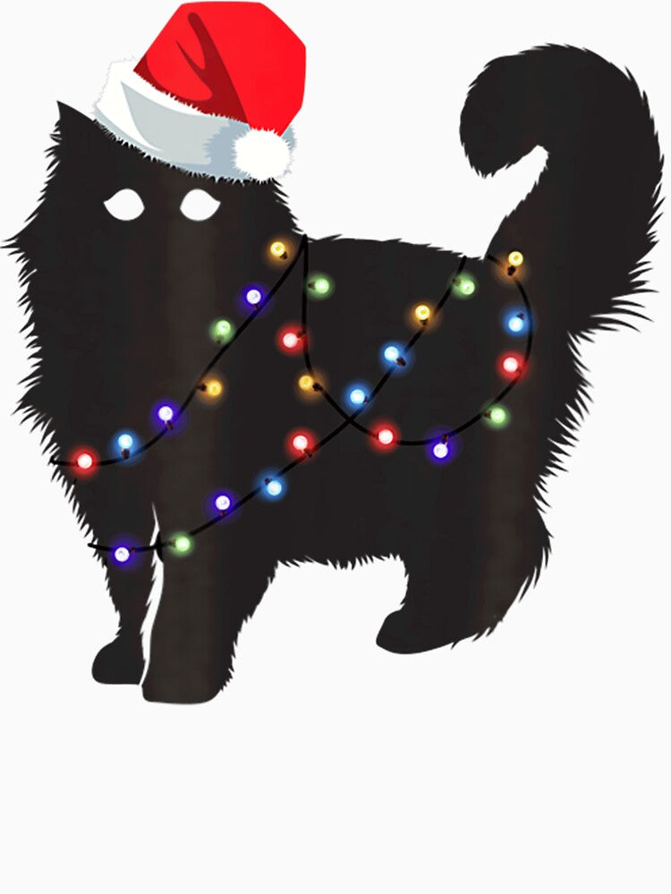 Black Cat Christmas Pajamas  Matching Family by spvgapjtv