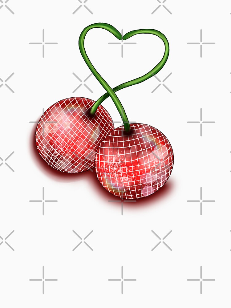 Cherry Disco Balls - Heart Cherry Disco Balls by SMillustrations