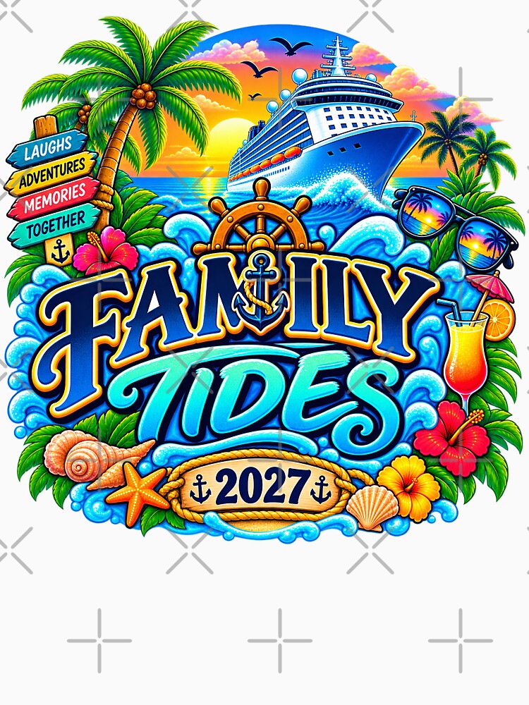 TRAVEL COLLECTION - FAMILY CRUISE - FAMILY TIDES • 2027 by WheelieGdArt