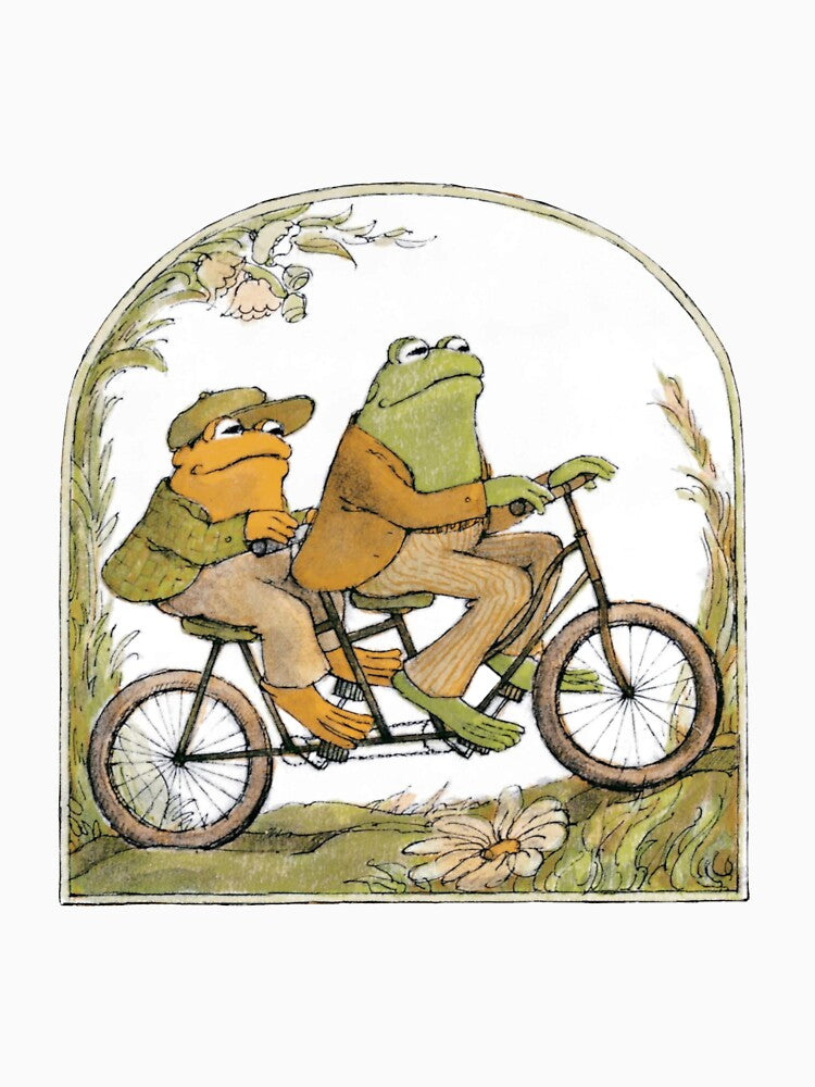 Frog and Toad on a bike (Frog and Toad Book) by UndecidedShop