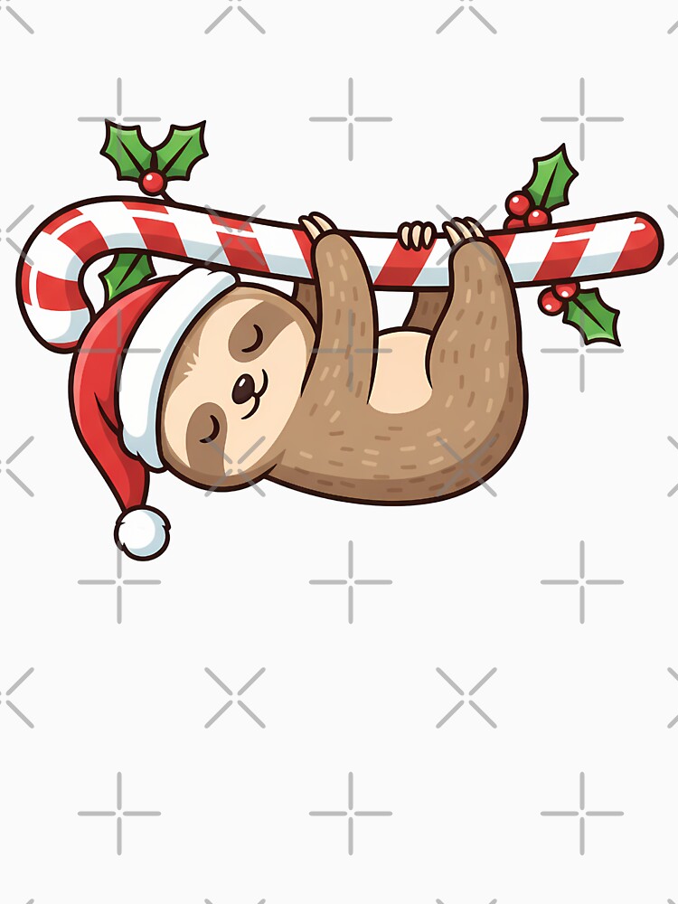 Sleepy Sloth Christmas Shirt for Cozy Holiday Lovers by Raw Tigers