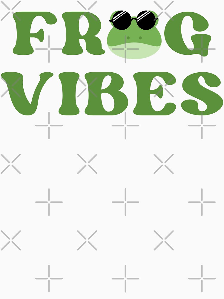 Retro Frog Vibes Frog Aesthetic Cool Frog by CaitU