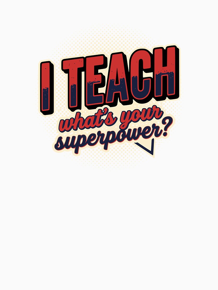 Funny Superhero Teacher Gift Comic Style by OpenFieldNotes