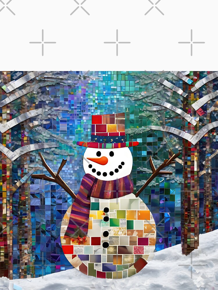 Snowman 08 - Festive Snowman Happiness by Artekinium
