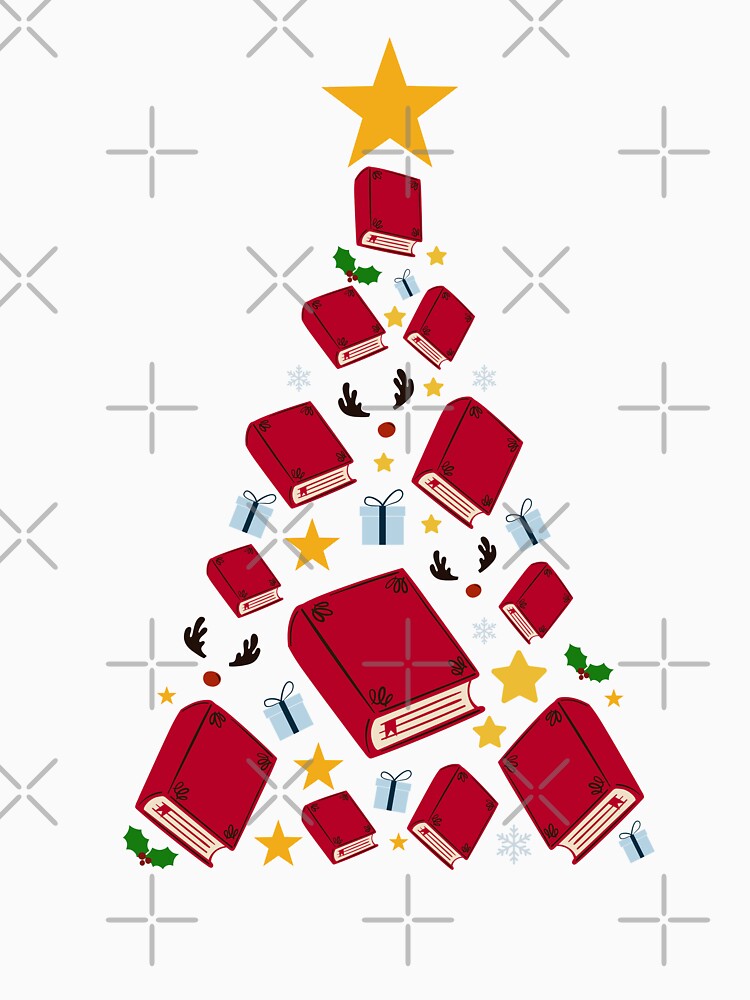 Bookish Christmas Tree by Megurix