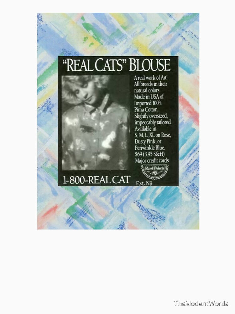 Real Cats Blouse by ThsModernWords