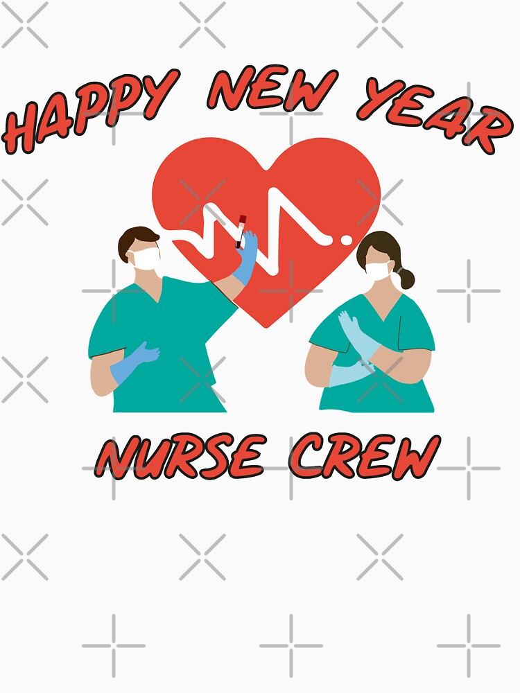 Happy New Year Nurse Crew Heart by SparrowLag