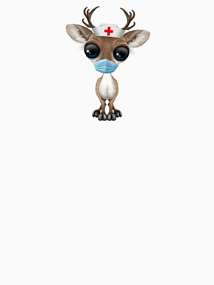 Cute Baby Reindeer Nurse by JeffBartels