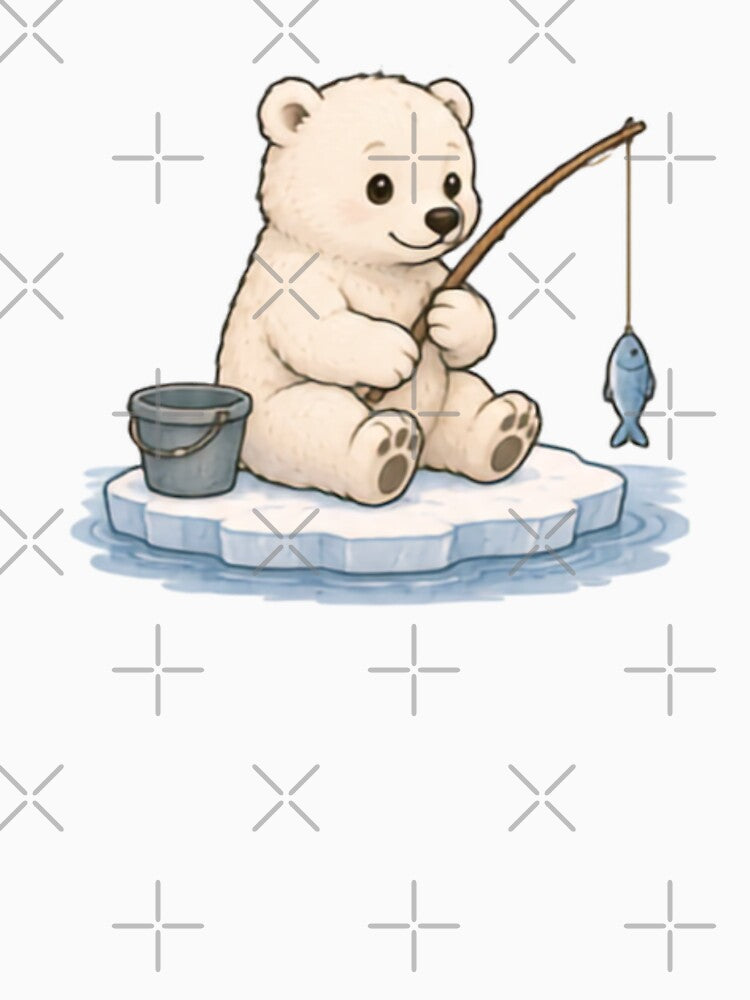 Little Fisherman Polar Bear by MellowMunchkins