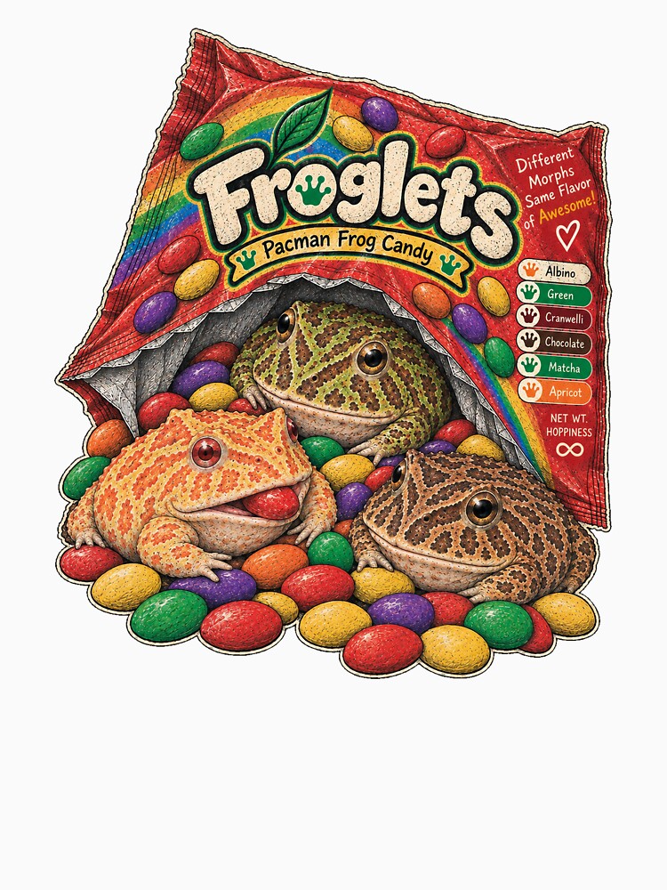 Froglets – Colorful Pacman Frog Morphs by threadandfangs