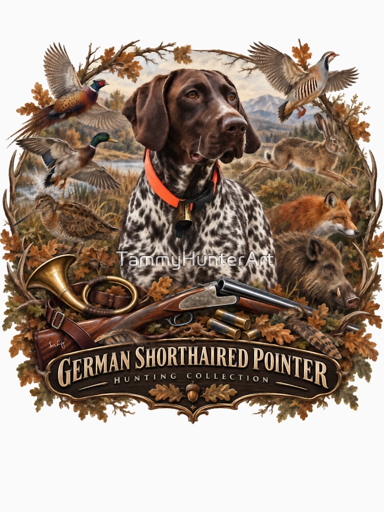 German Shorthaired Pointer – Field Born by TammyHunterArt