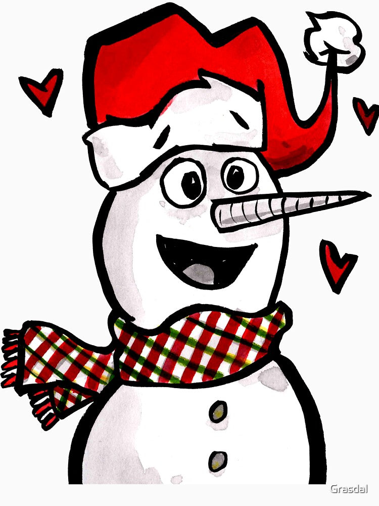 Portrait of a Snowman by Grasdal