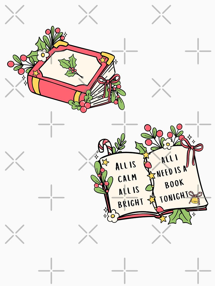 Bookish Christmas Set by Neadoodles