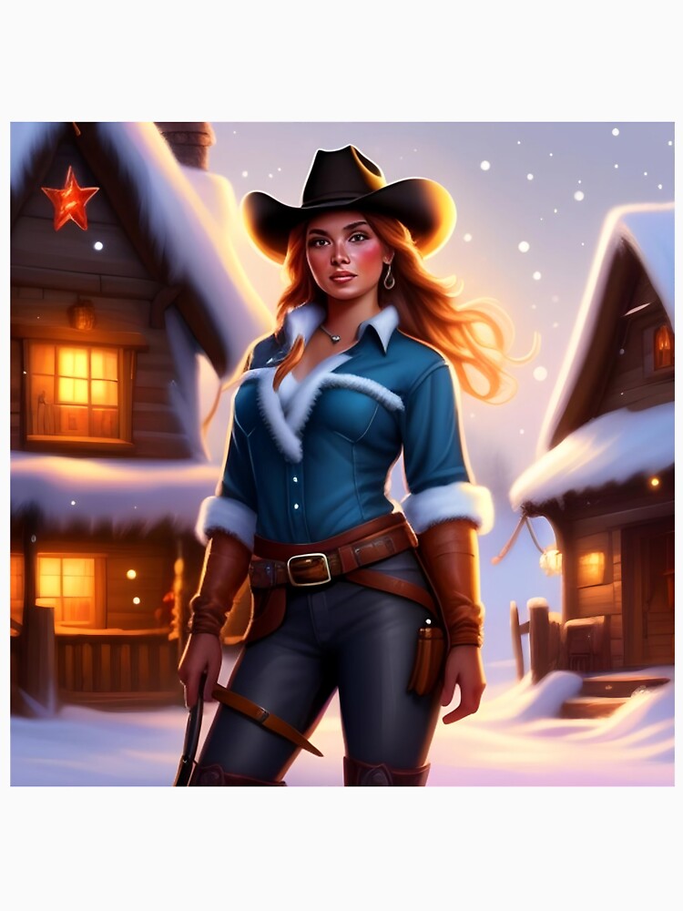 Cowboy and Cowgirl Christmas NO.27-  (10) by SpecialForceART