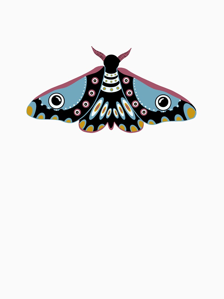 Cute moth | pretty bug drawing by LichiShop